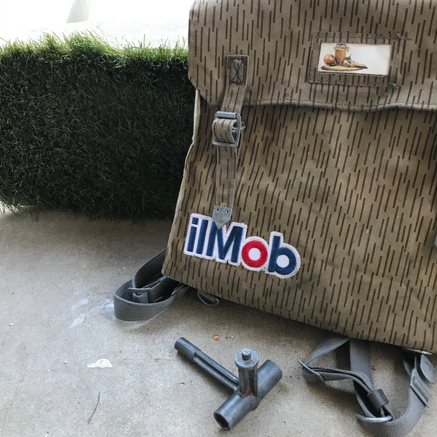 ilMob Rain Camo Paratrooper Bag
