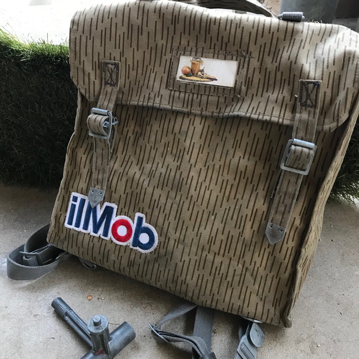 ilMob Rain Camo Paratrooper Bag